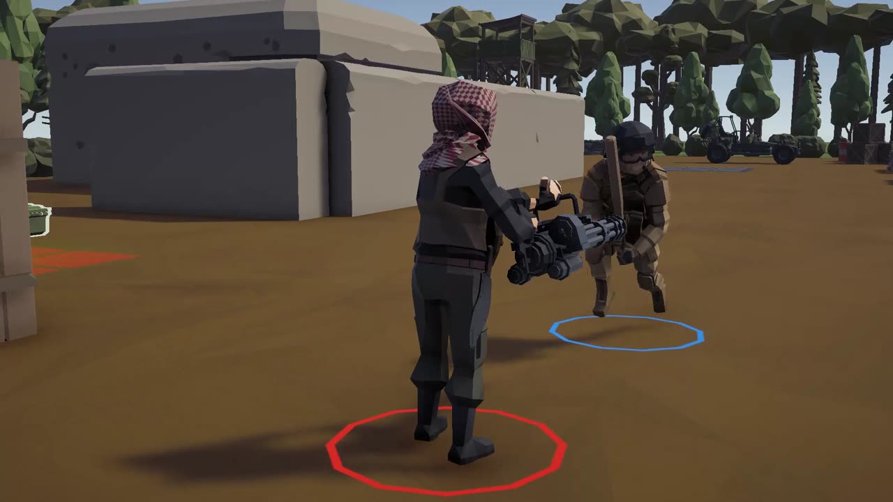 Bat vs. minigun